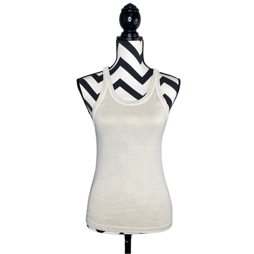 Rowan Sz L 100% Cotton Neutral Tank Top